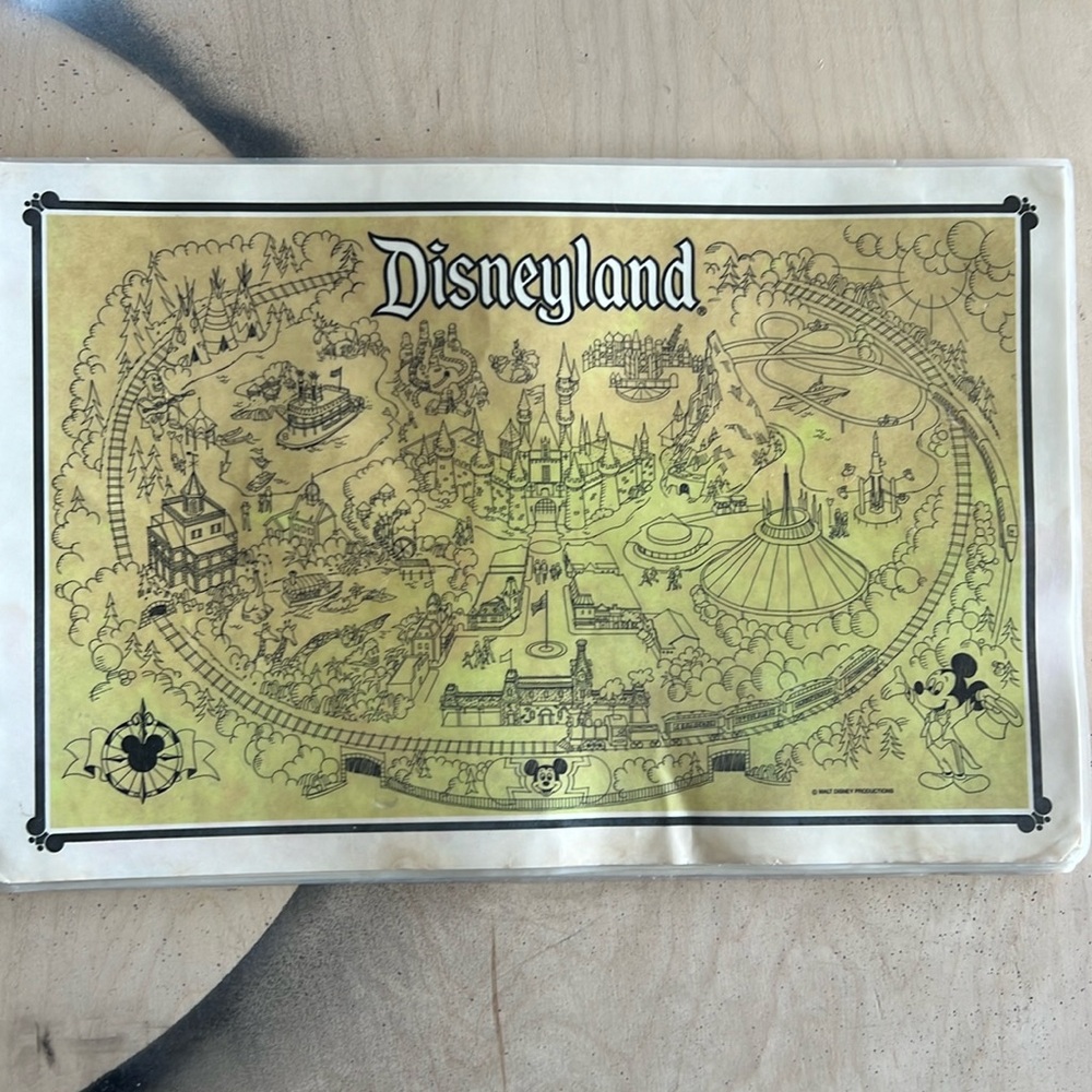Disneyland Placemates - 1980’s